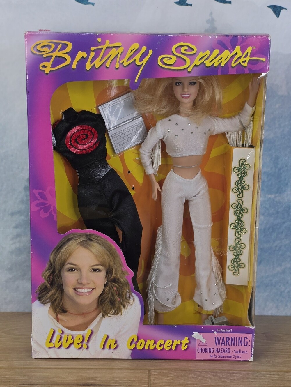Britney Spears Live In Concert Doll Vintage 2000 Play Along Toys